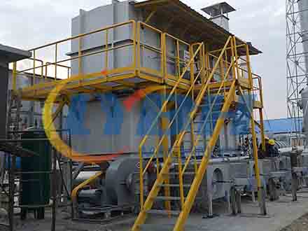 脱硝设备出风系统安装情况：